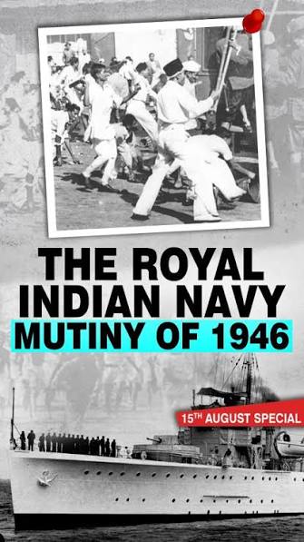 The Royal Indian Navy Mutiny of 1946, the final shock that pushed the British out of India., ., ., ., ., ., ., ., ., ., #newindiajunction #RoyalIndianNavy #RINMutiny #1946 #IndianHistory ...