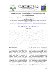 Tertanganinya permasalahan fisik dan lingkungan. Pdf Profil Keterampilan Literasi Sains Siswa Di Salah Satu Sekolah Swasta Di Karanganyar