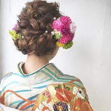 前撮り 卒業式 成人式にも 着物にお似合い おしゃれで可愛い和風ヘアスタイル myreco マイリコ 卒業式 ヘアアレンジ 成人式 ヘアスタイル 編み込み 成人式 ヘアスタイル