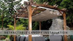 1,376 pergola retractable roof awning products are offered for sale by suppliers on alibaba.com, of which awnings accounts for 28%, gazebos there are 576 suppliers who sells pergola retractable roof awning on alibaba.com, mainly located in asia. Retractable Pergola Canopy Installation Olt Youtube