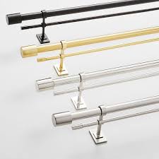 Designed to fit any interior style (and window width), our simple metal curtain rod adjusts to your window's size and provides a classic backdrop to any room. Oversized Metal Double Curtain Rod Antique Brass