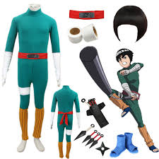 Joining him are the other members of team guy: Anime Cosplay Rock Lee Cosplay Manner Der Kleidung Grun Kleidung Kostum Halloween Comic Cosplay Anime Costumes Aliexpress