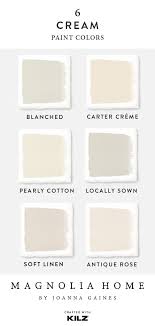 Light Bright Classic And Clean This Cream Color Palette From The Magnolia Home Joanna Gaines Paint House Paint Color Combination Joanna Gaines Paint Colors