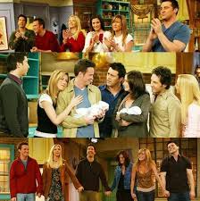 Scenes From The Last Episode Series Finale And The Cast Take Their Last Final Bow Leaving Most In Tears Especia Friends Tv Friends Tv Show Friends Forever