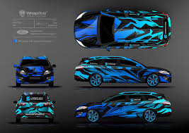 Ford Mondeo Combi Abstract Design Wrapstyle
