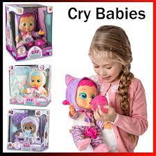 Houmi 14 Polegadas Brinquedo Infantil Cry Babies Kristal Gets Sick Feels Better Toy De Vinil Para Criancas Shopee Brasil