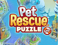 Match two or more blocks of the same colour to clear the level and save the pets. Intro Comic Pet Rescue Puzzle Saga On Behance
