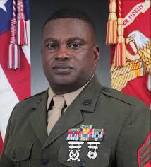 Born in Ivory Coast, West Africa, Sgt. Maj. Ismael G. Bamba, Marine Wing  Headquarters Squadron 1 Sergeant Major, received an opportunity to finish  his education in the United States from his mother.