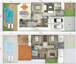 Tener una edificación linda y cómoda es el proyecto de casi todos, afortunadamente esto es se puede realizar ya que excepto que no necesariamente se contienen que disponer grandes cantidades de dinero y esto se aprecia con estas planos de casas 2 pisos que se listan en el catálogo. 10 Plantas De Casas Geminadas De 2 Pavimentos Plantas De Casas Casas Geminadas Sobrado Com Piscina