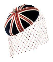 Victoria Grant Britain Rocks Beret 2 Union Jack Fancy Hats Fascinator