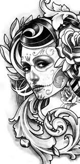Plus, it's really easy to mess up a white ink tattoo if the artist isn't knowledgeable. Create Your Own Unique Tattoo Http Tattoomenow Tattooroman Com Tattoo Ideas Designs Sketches Stencils Best Tattoos Skull Art Sugar Skull Tattoos