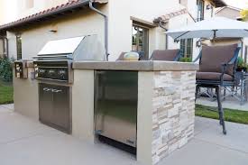 The best outdoor kitchen cabinets are made of 304 stainless steel or marine grade polymer. Outdoor Kitchen Design Custom Prefabricated Pacific Outdoor Living