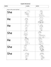 You may have heard that kindergarten is significantly more academic under the new common core state standards — and it's true: She He It Worksheets Pronoun Worksheets Kindergarten Worksheets Personal Pronouns