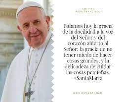 See more of papa francisco hoy on facebook. Andres Carrascosa Pa Twitter Papa Francisco Pontifex Es Pidamos Hoy La Gracia De La Docilidad A La Voz Del Senor Y Del Corazon Abierto Al Senor La Gracia De No Tener Miedo De