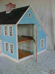 New England Saltbox Dollhouse Finished Completed Lights Saltbox Houses Doll House Mini House