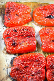 How To Make Roasted Red Bell Peppers Recipe In 2020 Red Pepper Recipes Stuffed Peppers Peppers Recipes