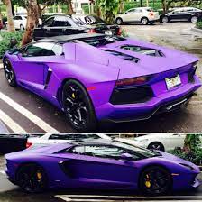 Matte Purple Lamborghini Aventador Roadster Luxury Cars Lamborghini Aventador Roadster Cars Trucks