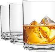 Amazon.com | RÉΑLWÁY 12 Oz Plastic Whiskey Glasses Set of 6 ...