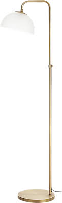 Showcasing a slim body in a modern brass finish, this metal floor lamp with a unique clear acrylic dome shade, is perfect for those seeking a touch of glam. Duomo Brushed Gold Floor Lamp Decorist