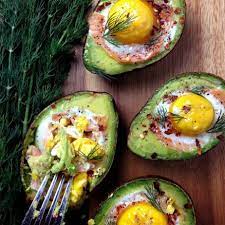 Smoked Salmon Egg Stuffed Avocados Recipe Recipe In 2021 Avocado Recipes Baked Breakfast Recipes Healthy Casseroles