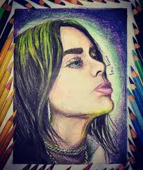Снимки появились в инстаграме издания. Portret Billie Elish Pikabu