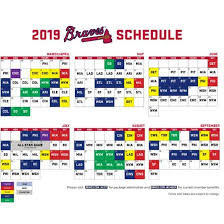 2021 regular season schedule 2021 spring training schedule sortable schedule downloadable schedule promotions & giveaways broadcast schedule printable schedule mlb community. Printable Schedules Atlanta Braves Braves Atlanta Braves Schedule