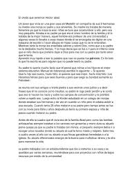 El libro llamado el olvido que seremos, destaca por ser una historia autobiográfica. El Olvido Que Seremos Edgar Alan Phoe Resumen Docx Iglesia Catolica Politica Del Ala Izquierda