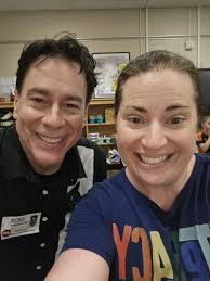 John Gallagher, author of Max Meow series stopped in to visit Elmer Wolfe  Elementary school, and found his book in their Book Nook! What an  incredible discovery for John, and a great