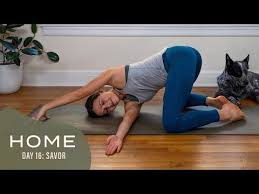 Home Day 16 Savor 30 Days Of Yoga With Adriene Youtube In 2020 30 Day Yoga Yoga With Adriene Yoga Day