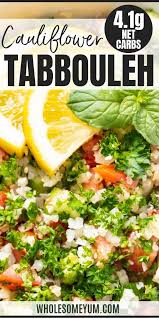 Keto Cauliflower Tabbouleh Recipe In 2020 Tabbouleh Recipe Cauliflower Tabbouleh Tabbouleh