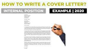 Browse livecareer's professional cover letter examples for inspiration or customize a template to catch the eye of recruiters & hiring managers. How To Write A Cover Letter For An Internal Position Example Youtube