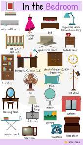 Play a word game to learn and practise rooms vocabulary. Types Of Furniture Useful Furniture Names With Pictures 7esl English Vocabulary Learning English For Kids Learn English Vocabulary