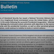 Dhs Uses Federal Alert System For 1st Time In A Year To Warn Of Domestic Terrorist Threat Abc News