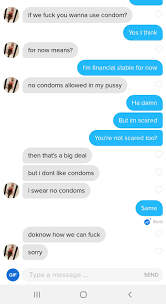 Tinder no condom