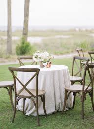 Effortless style abounds with this solid wood cross back side chair, showcasing a timeless silhouette. Wooden Cross Back Chairs At Neutral Table Crossback Chairs Wooden Cross Wedding Cocktail Tables