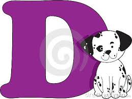 Letter D With A Dog D Is For Dog Letter Photography Dog Vector