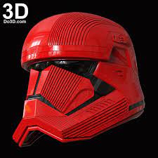 3d Printable Model Sith Trooper Full Armor Suit From Star Wars The Rise Of Skywalker Print File Format Stl Star Wars Helmet Star Wars Diy Star Wars Models