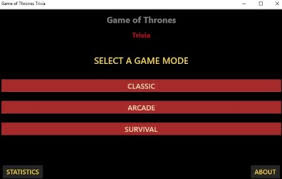 Well, you don't die even if you fail, so no pressure. Windows 10 Quiz Game App Based On Game Of Thrones Tv Series