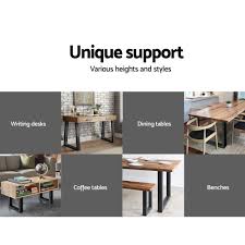 We did not find results for: Shop 2x Coffee Dining Table Legs Steel Industrial Vintage Bench Metal Trapezoid 710mm