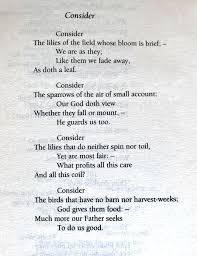 Christina Rossetti Consider Poetry Famous Daily Devotional Poem Quotes