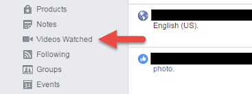 To find a log of the past videos you've watched on facebook: How To View History Of Watched Facebook Videos