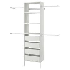 Aurdal Wardrobe Combination Dark Gray Ikea Ikea Plastic Shelves Adjustable Shelving