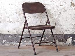 vintage metal folding chairs brown at scaramanga metal folding chairs folding chair rustic chair