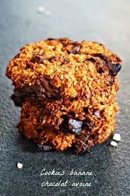 Cookies Banane Chocolat Flocons D Avoine Recette Cookies Banane Banane Chocolat Recette Flocons D Avoine