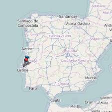 Temperatura, velocidade do vento, humidade. Torres Vedras Map Portugal Latitude Longitude Free Maps