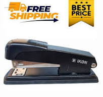 IKON Stapler Metal Black Half Strip No 26/6 and 24/6 School Office Tool |  eBay