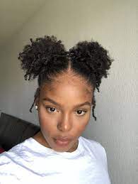 Space Buns 4c Hair Hair Puff Natural Hair Styles Easy Easy Hairstyles