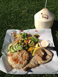 See 221 unbiased reviews of bear pit lounge, rated 4 of 5 on tripadvisor and ranked #6 of 27 restaurants in yellowstone national park. Grilled Fish Plate With Brown Rice And Veggies From Bear Flag Fish Co In Newport Beach Ca Restaurant Dishes Vegan Recipes Healthy