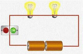 Gambar Rancangan Lampu Seri Sederhana Buku Kunci Diagram