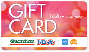 To redeem not redeemable for cash (except if required by law). Gift Cards Guardian And I D A